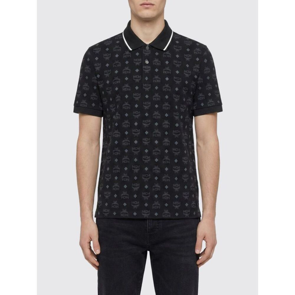Mcm Men Logo Cotton Polo Mcm
